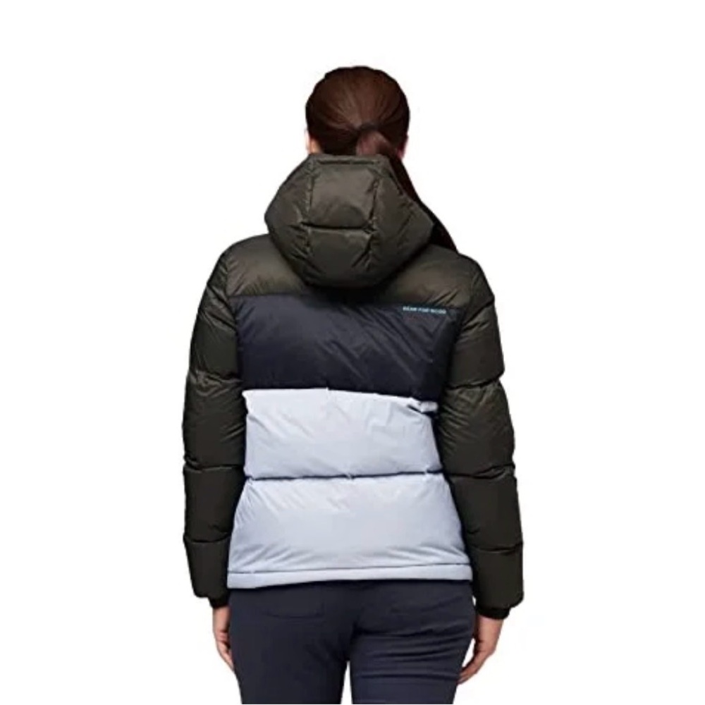 Cotopaxi Solazo Sky and Navy Hooded Down Jacket - Picture 5 of 8
